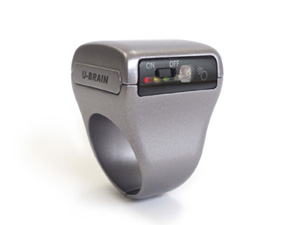 世界初4K動画対応 指輪型モーションセンサー「U-BRAIN Ring」